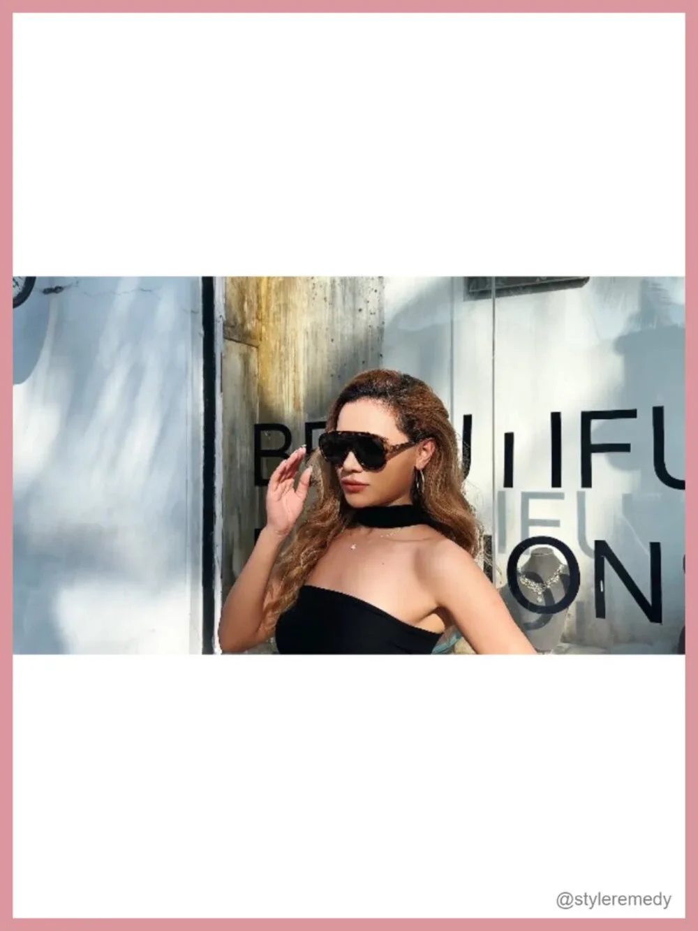 Retro Oversized Sunglasses for Women Men One Piece Frame UV400